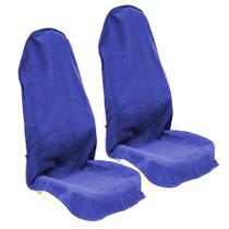 Capa de assento de carro LoyaGour impermeável azul 75x142 cm 2 unidades