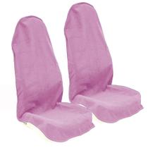 Capa de assento de carro LoyaGour impermeável rosa 75x150 cm 2 unidades