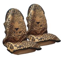 Capa de assento de carro LoyaGour Leopard impermeável 75x142 cm, 2 unidades Capa de assento de carro LoyaGour Leopard impermeável 75x142 cm, 2 unidades