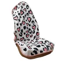 Capa de assento de carro LoyaGour Leopard Print impermeável 75x150cm Capa de assento de carro LoyaGour Leopard Print impermeável 75x150cm