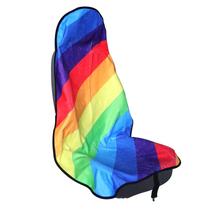 Capa de assento de carro LoyaGour Rainbow Waterproof 75x142cm