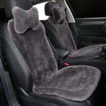 Capa de assento de carro OGLAND Natural Fur Sheepskin Universal Capa de assento de carro OGLAND Natural Fur Sheepskin Universal