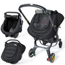 Capa de Assento de Carro para Bebê IvyWind - Inverno - Preta Capa de Assento de Carro para Bebê IvyWind - Inverno - Preta