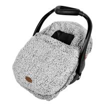 Capa de Assento de Carro para Bebê JJ Cole Cuddly Grey - Com Sherpa para o Inverno Capa de Assento de Carro para Bebê JJ Cole Cuddly Grey - Com Sherpa para o Inverno