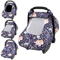 Capa de assento de carro para bebês Pea Pod Dinosaur Respirável Mesh