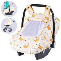 Capa de assento de carro para bebês SMTTW Universal Fit Breathable Crown Capa de assento de carro para bebês SMTTW Universal Fit Breathable Crown