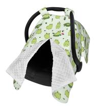 Capa de assento de carro para bebês Yobvec Frog Nursing Blanket 100x70cm Capa de assento de carro para bebês Yobvec Frog Nursing Blanket 100x70cm