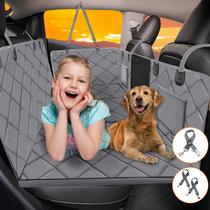 Capa de Assento de Carro para Cães - À Prova D'Água e com Extensor para o Banco Traseiro (400 Libras)