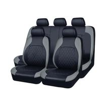 Capa De Assento De Carro Universal Impermeável De Couro PU Para Todas as Estações Para Sedan, SUV E Capa De Assento De Carro Universal Impermeável De Couro PU Para Todas as Estações Para Sedan, SUV E
