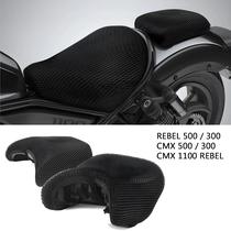 Capa De Assento Em Tecido 3D Respirável, Impermeável E Antiderrapante Para Honda Rebel CMX 500 300 Capa De Assento Em Tecido 3D Respirável, Impermeável E Antiderrapante Para Honda Rebel CMX 500 300