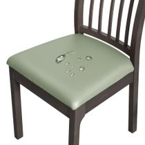 Capa de assento para cadeira de jantar FORCHEER PU impermeável, conjunto de 6