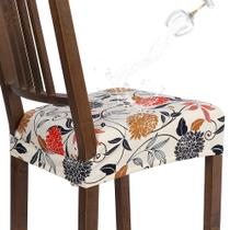 Capa de assento para cadeira de jantar Searchi, conjunto de 4 repelentes de água