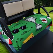 Capa de assento para carrinho de golfe AQQA 140x81cm Cobertor de microfibra