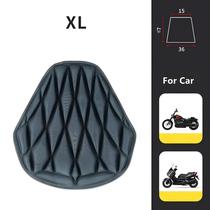 Capa De Assento Universal Para Motocicleta M/L/XL, Almofada 3D Confortável Em EVA, À Prova D'água,