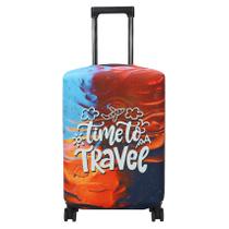 Capa de bagagem Explore Land Time to Travel Tamanho L Capa de bagagem Explore Land Time to Travel Tamanho L