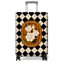 Capa de bagagem PTRug Travel Maletcase Protector Flower Pattern