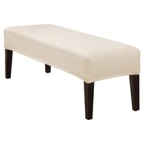 Capa de bancada de jantar SearChi Jacquard Beige Lavável 107x36x12 cm Capa de bancada de jantar SearChi Jacquard Beige Lavável 107x36x12 cm