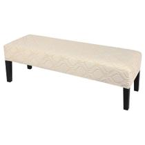 Capa de bancada de jantar SearChi Stretch Lavável Bege 107-137 cm