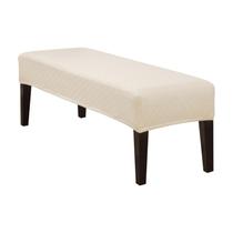 Capa de bancada de jantar SearChi Stretch Lavável Bege