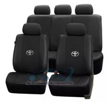 capa de banco 100% em couro preto para Etios 2018