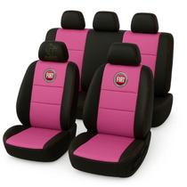Capa De Banco Couro Rosa Automotivo Fiat Argo Cronos Pulse Fastback