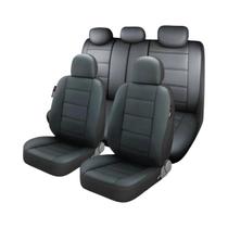 Capa De Banco De Carro Luxuosa Em Couro PU Artificial Universal, Conjunto Completo Compatível Com