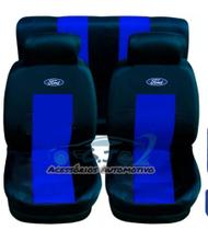 capa de banco em material sintético azul para BELINA 77A80