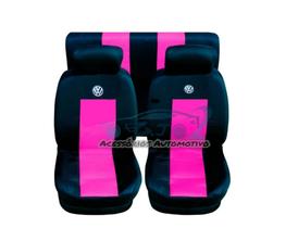 capa de banco em material sintético rosa para voyage81a90