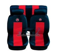 capa de banco em material sintético vermelho para paratiPO 91A99