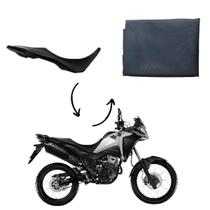 Capa de Banco Honda Nova Sahara 300 2024 a 2025 PRET E VERM