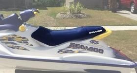 Capa De Banco Para Jet Ski Sea-doo Gs 1998 - Azul escuro Capa De Banco Para Jet Ski Sea-doo Gs 1998 - Azul escuro