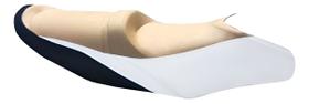 Capa De Banco Para Jet Ski Sea-doo Gti Limited 155 Ano 11/12 + Kit Grampo Inox Preto-branco