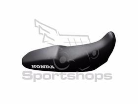 Capa De Banco Preta P/ Moto Titan 150 Até 2012 C/ Logo Honda Capa De Banco Preta P/ Moto Titan 150 Até 2012 C/ Logo Honda