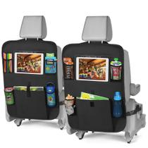 Capa de Banco Traseiro com 6 Bolsos e Organizador - Kit com 2 Unidades Capa de Banco Traseiro com 6 Bolsos e Organizador - Kit com 2 Unidades