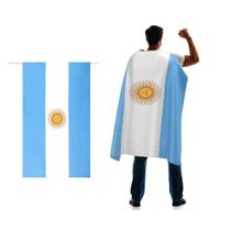 Capa de bandeira LUCKGEEY Argentina 150D Premium Poliéster 3 x 5 pés