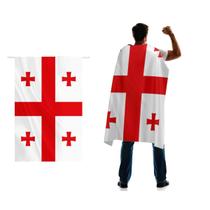 Capa de bandeira LUCKGEEY Georgia 150D Premium Poliéster 90x150cm