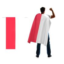 Capa de bandeira LUCKGEEY Poland 150D Premium Poliéster 90x150cm