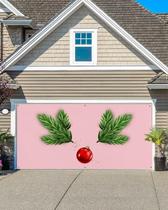 Capa de banner de porta de garagem Cantando no Natal 213x244cm Capa de banner de porta de garagem Cantando no Natal 213x244cm