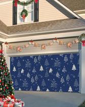 Capa de banner de porta de garagem Singingin Graffiti Christmas 183x396cm Capa de banner de porta de garagem Singingin Graffiti Christmas 183x396cm