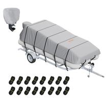 Capa de barco pontoon VEVOR 800D Heavy Duty 23-24 pés com tampa de motor Capa de barco pontoon VEVOR 800D Heavy Duty 23-24 pés com tampa de motor