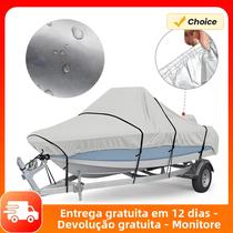 Capa De Barco Refletiva Prateada Impermeável 300D Oxford Resistente E Durável À Prova De Rasgos Para Capa De Barco Refletiva Prateada Impermeável 300D Oxford Resistente E Durável À Prova De Rasgos Para