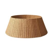 Capa De Base Para Árvore De Natal Em Vime Trançado Rústico, Decoração Artificial Para Feriados, Anel