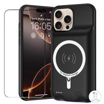 Capa de bateria YINGYKJ 12000mAh para iPhone 16 Pro com conexão sem fio