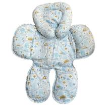 Capa de Bebê Conforto Anatomica Acolchoada Ajustável 100% Algodão Cheirinho de Neném - Varias Cores