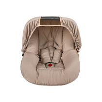 Capa de Bebê Conforto com Capota Tiquinho Caqui - Acolchoada e Protetor de Cinto