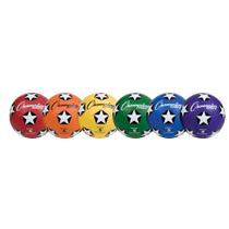 Capa de borracha esportiva Soccer Ball Champion tamanho 5, conjunto de 6 Capa de borracha esportiva Soccer Ball Champion tamanho 5, conjunto de 6