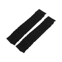 Capa de Bota de Crochê Alongada - Meias Térmicas de Inverno para Mulheres