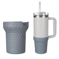 Capa de bota de silicone para Stanley Cup 1,2 L, cinza