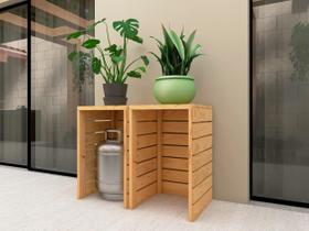 Capa de Botijão de Gás em Madeira Proteção e Elegância para Sua Cozinha