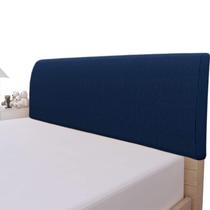 Capa de cabeceira de cama Easy-Going Queen Navy Elastic Jacquard